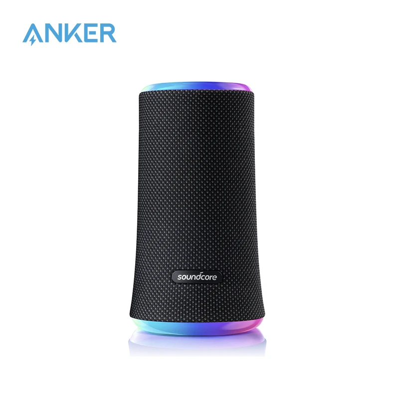Anker Soundcore Flare 2 Bluetooth Динамик с IPX7 Водонепроницаемый защиты и 360 ° звука для двора и пляжные вечерние, 20 Вт провода - изображение