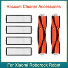 Аксессуары для робота-пылесоса Xiaomi 1 1s Roborock S50 S6 S5 max, HEPA фильтр, основная и боковая щетки, фильтры для резервуара с водой