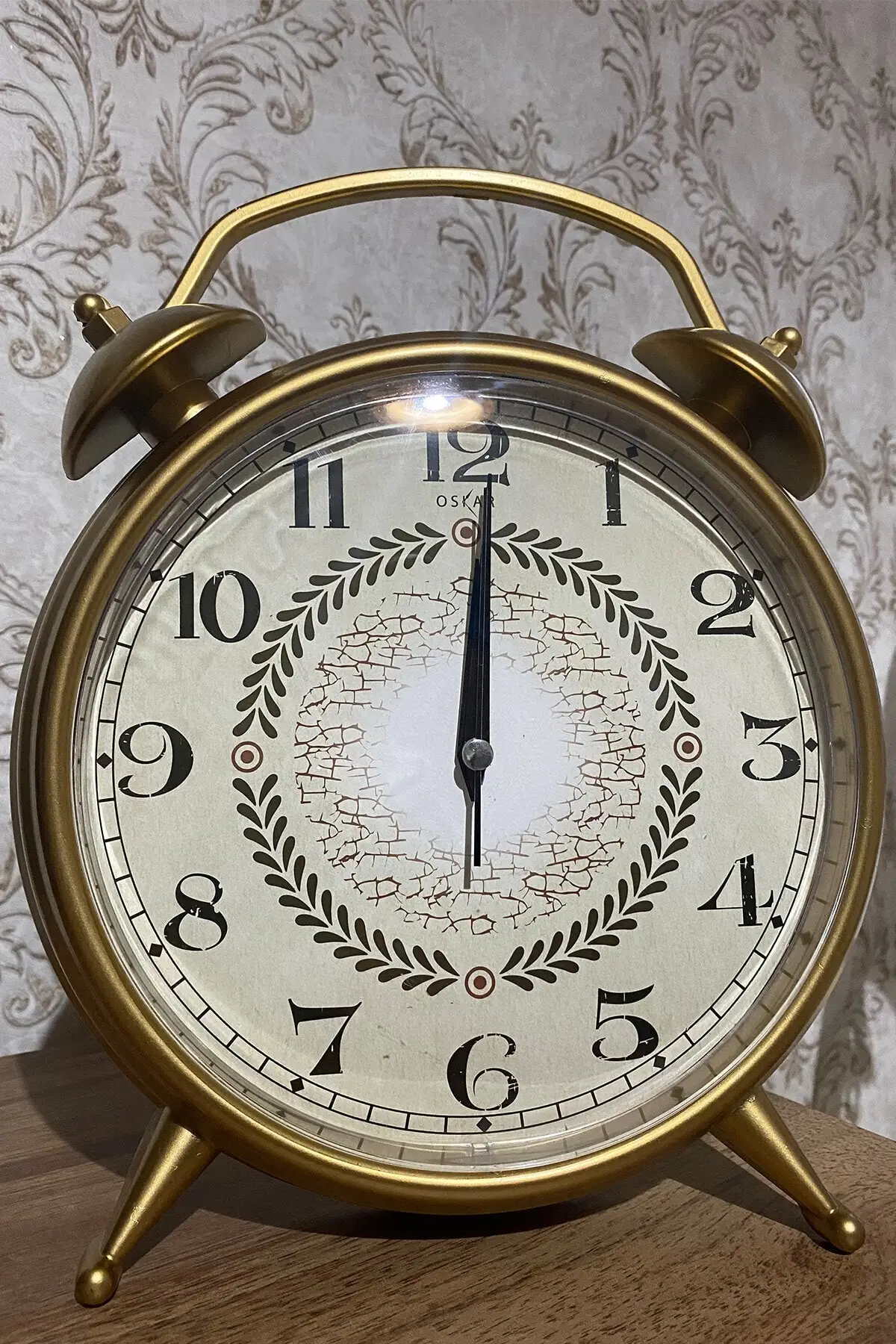 

Lüks Antika Görünümlü Ayaklı золото Маса Saati