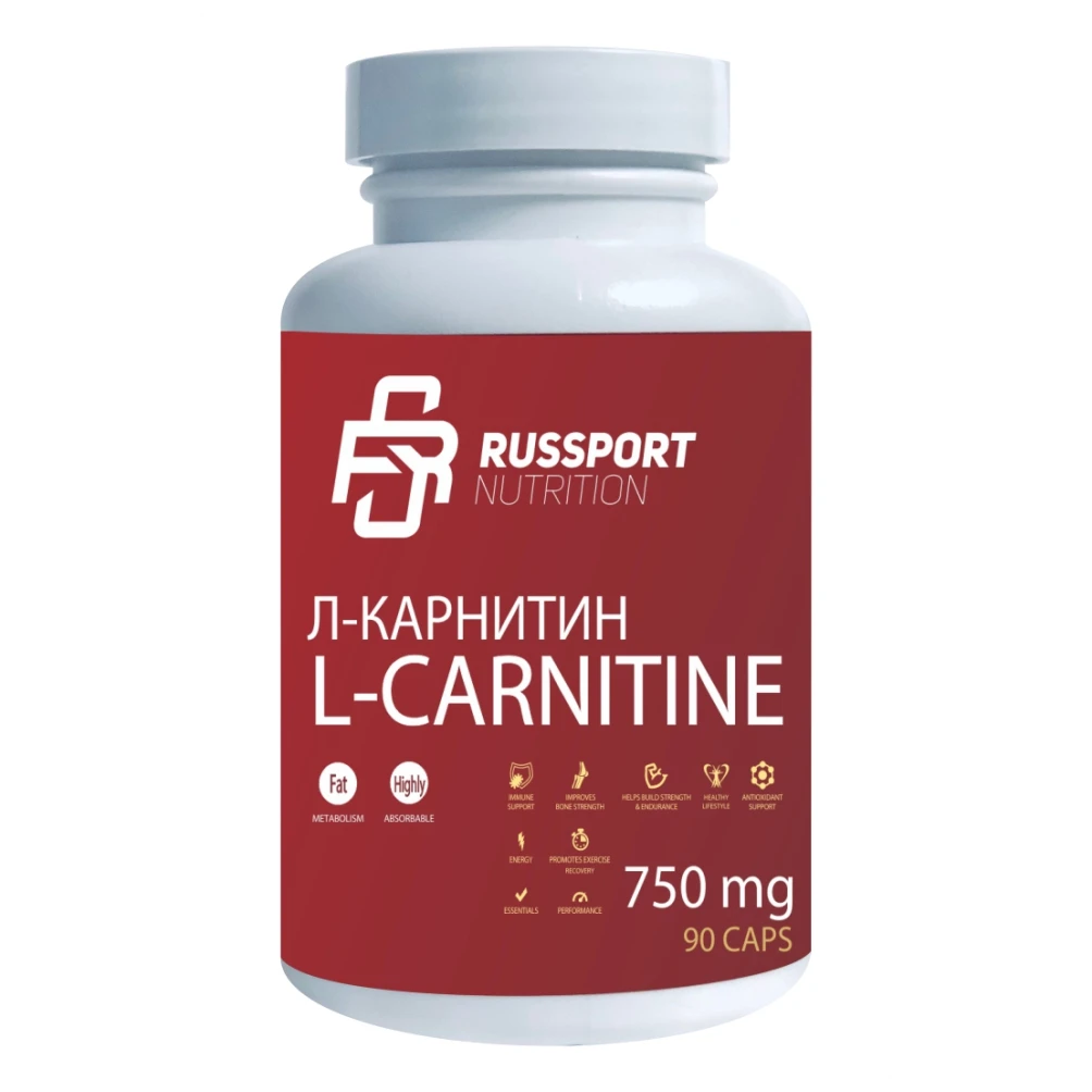 Карнитин RS Nutrition L-carnitine 750 мг 90 капсул жиросжигатель |