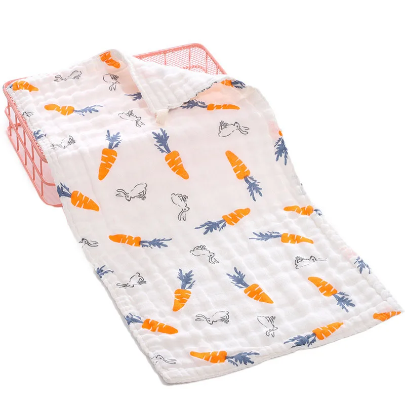 

1PC 20x50cm 6 Layer Cotton Face Towel Children Wipe Cloth Feeding Towel
