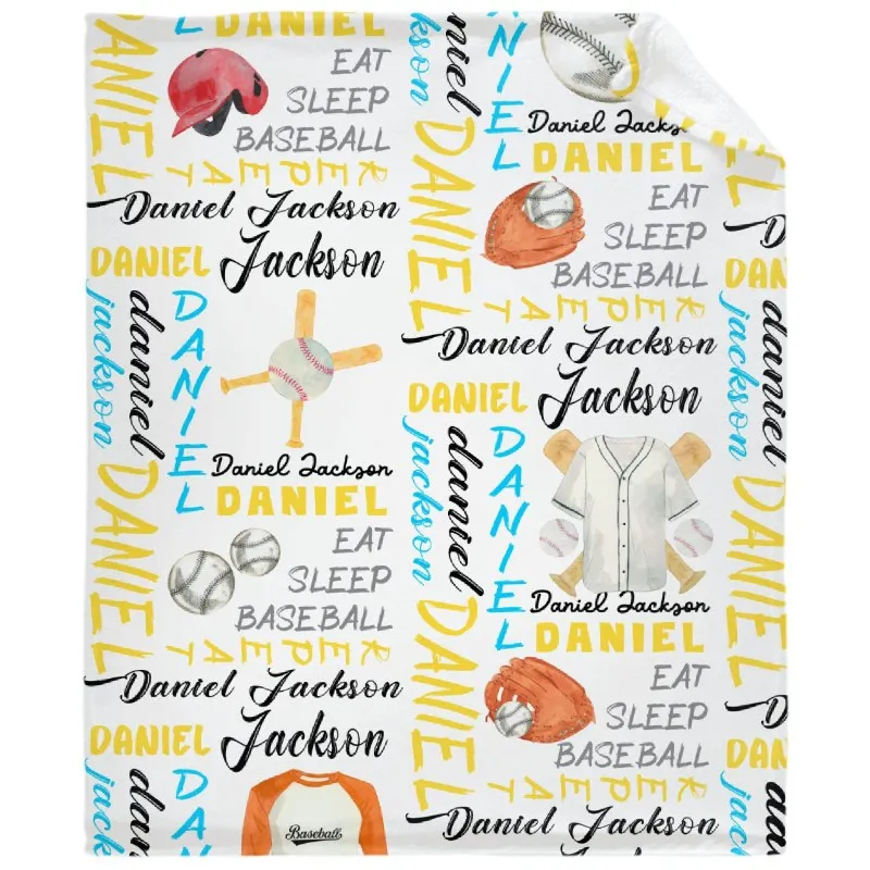 

Personalized Baby Blankets for Boys Custom Blankets Baby Gifts Soft & Lightweight Customized Basketball Custom Name 40x30'' Inch