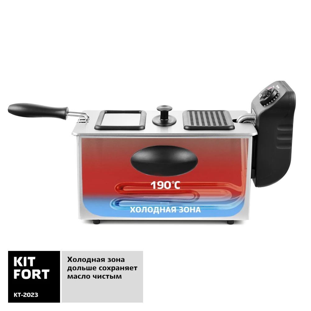 Фритюрница Kitfort KT-2023 | Бытовая техника