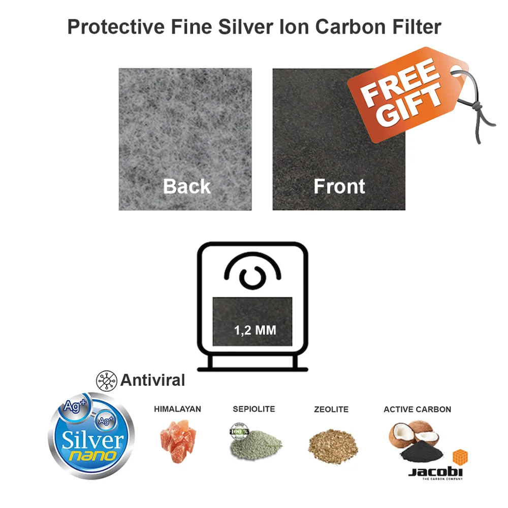 

Sharp KC-C100-E-W Air Purifier Compatible Hepa Carbon Combined Filter new Antiviral Silver Ion Protective Filter