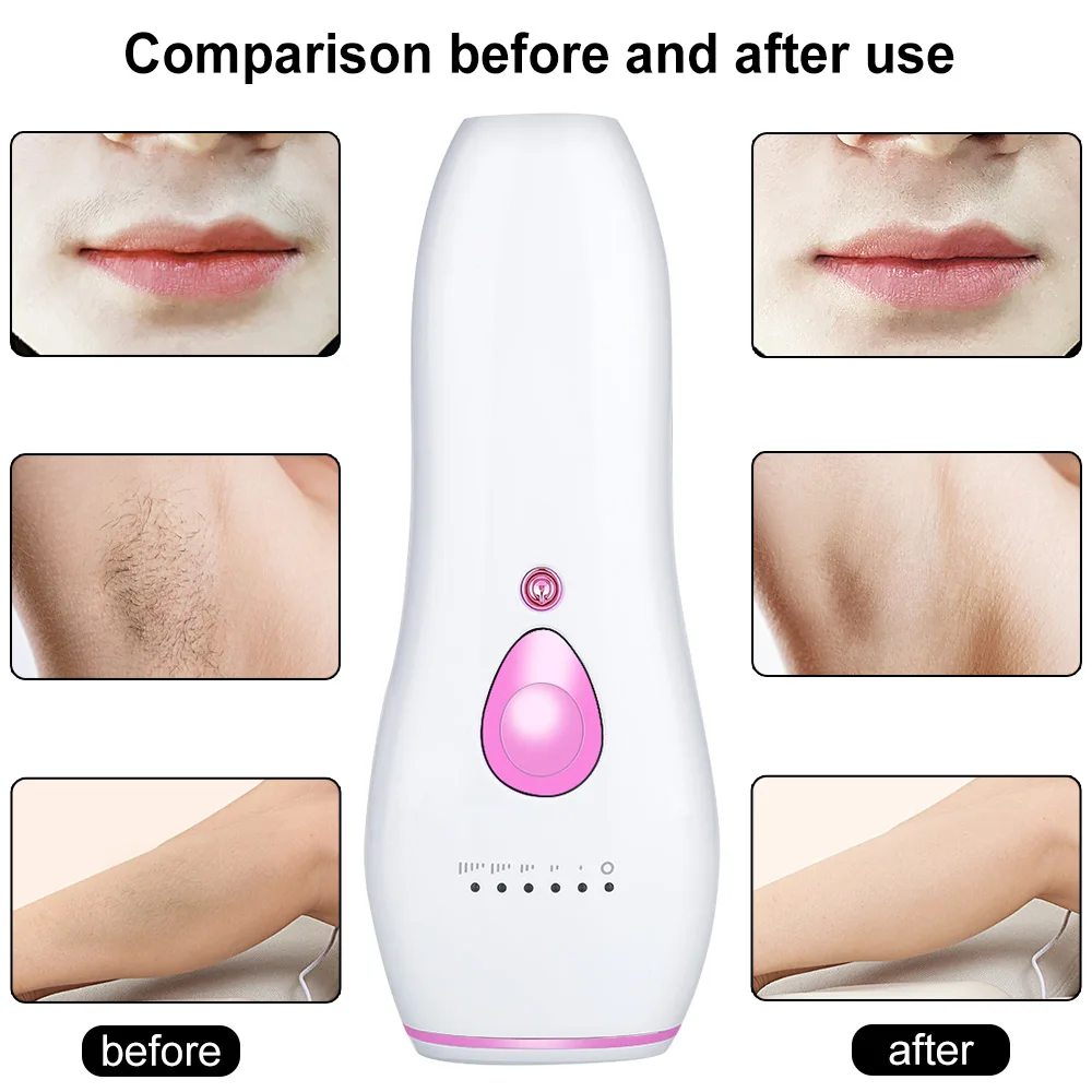 

Laser Epilator IPL Hair Remover Photoepilator IPL Laser Hair Removal Device For Lady Painless Face Body Bikini Trimmer Shaving