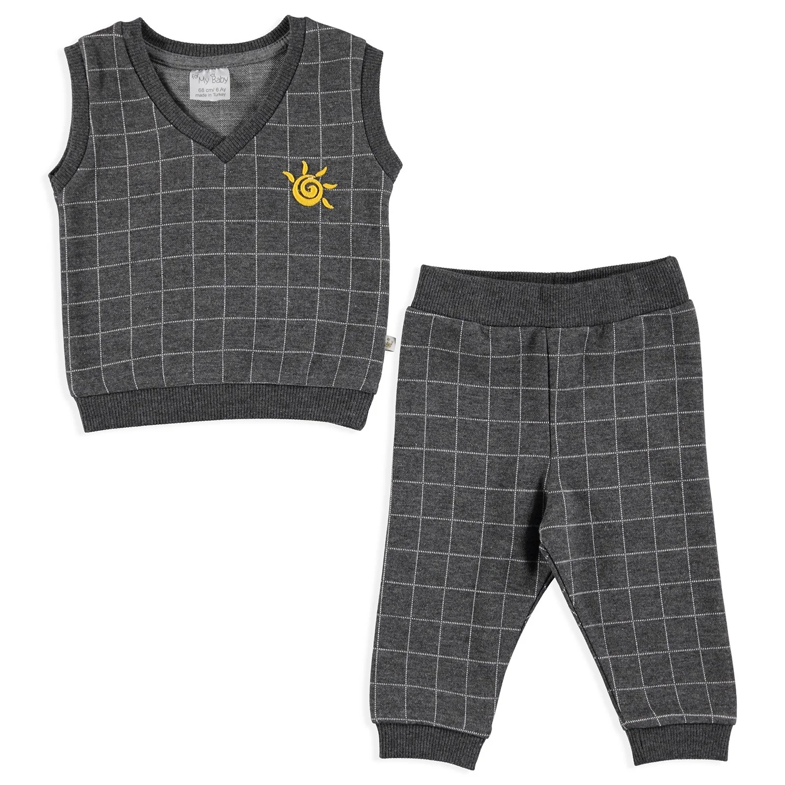 Ebebek For My Baby/зимний свитер с улыбкой и штаны комплект из 2 предметов| |