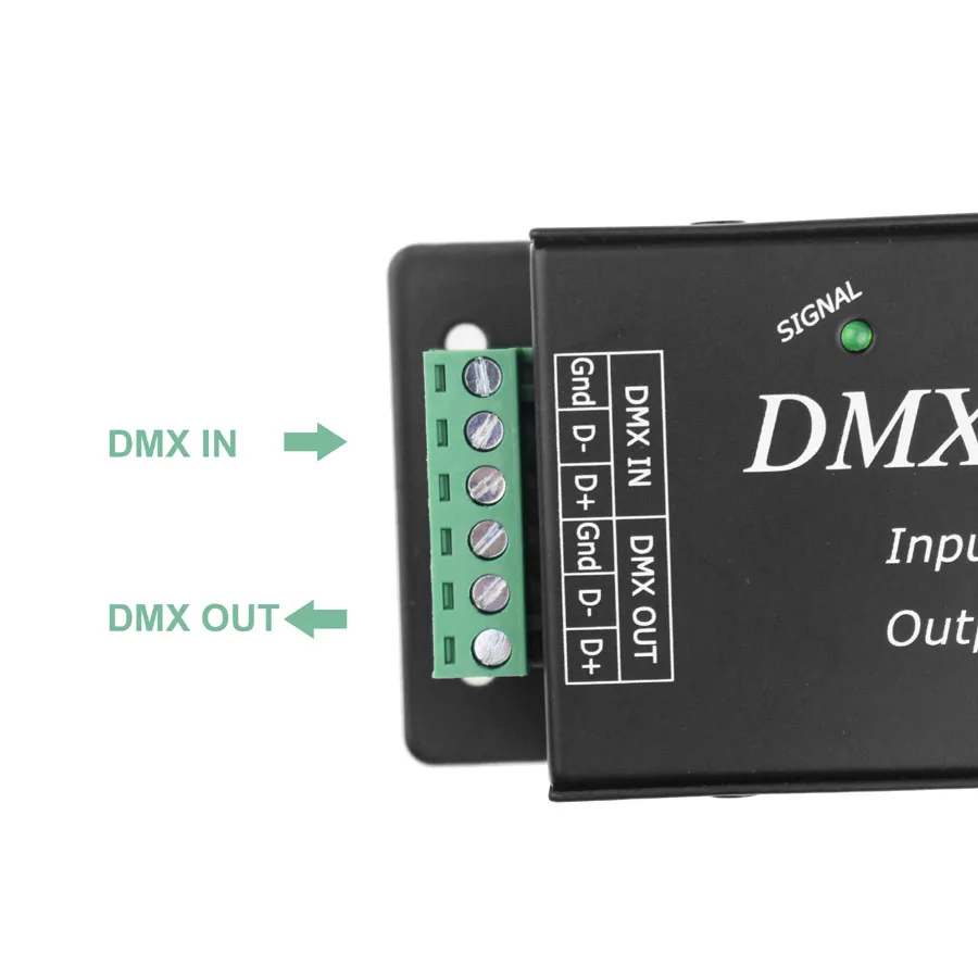 DC 5V 12V 24V Pixel декодер Rgb Dmx Ws2801 Ws2811 Ws2812b Spi DMX200 Dmx512 512 до | Лампы и освещение