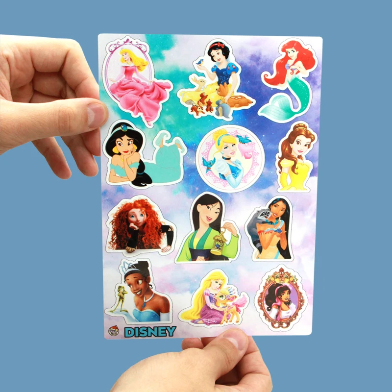 Самоклеющиеся наклейки принцессы Диснея милые для девочек на телефон ноутбук