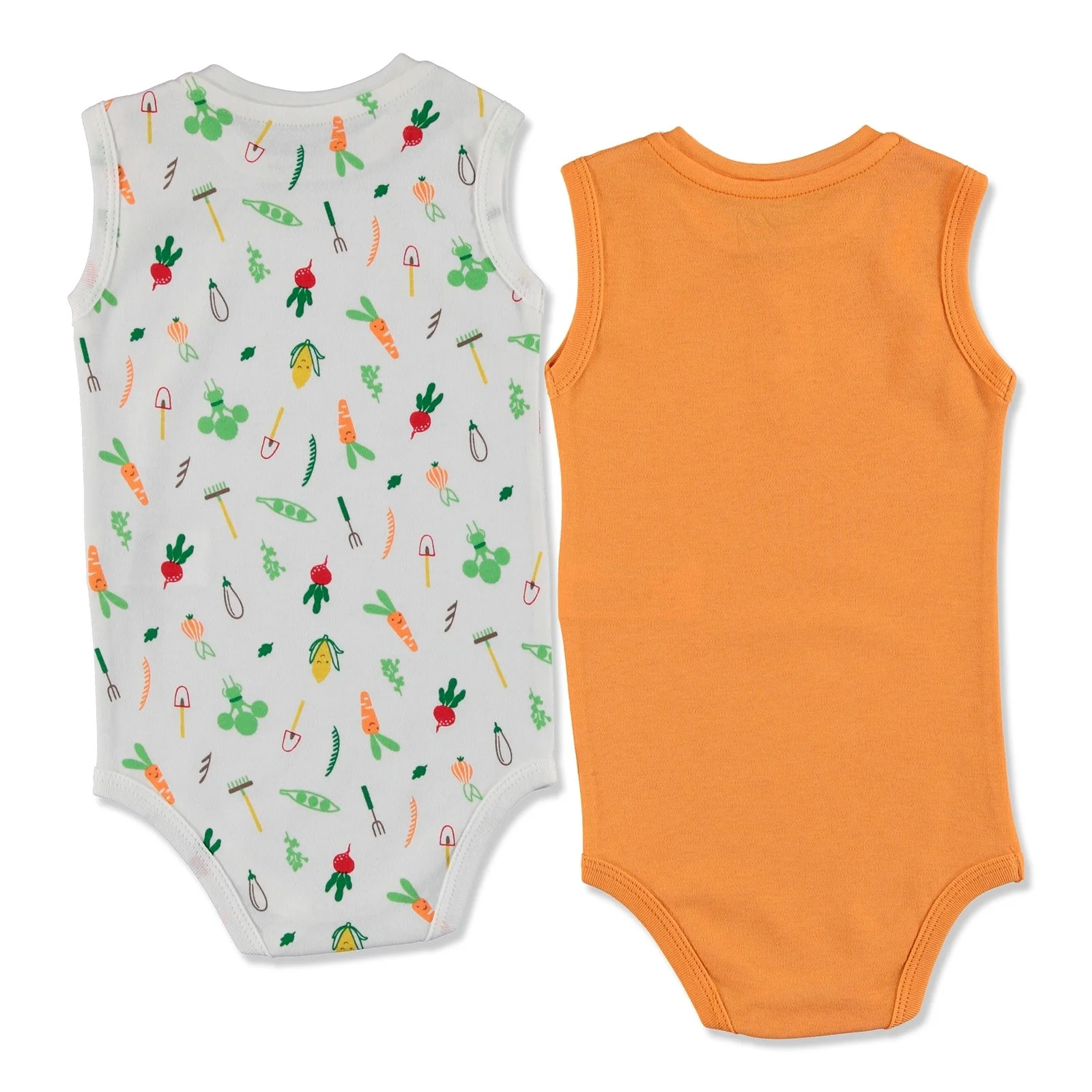 Ebebek HelloBaby/летний детский топ без рукавов с рисунком сладких овощей комплект из 2