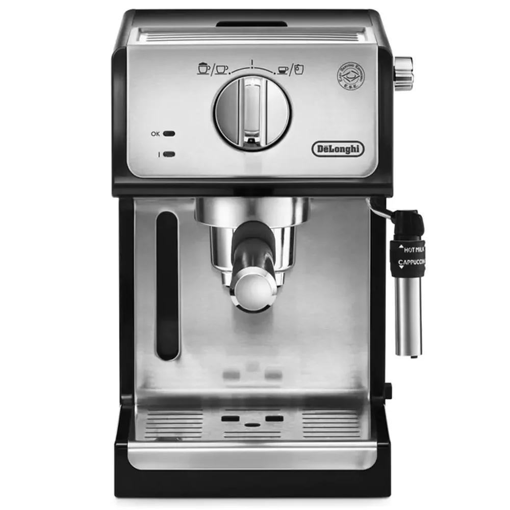 Delonghi ECP 3531 эспрессо и капучино машина. Expresso maker вакуумная машина для кофе кухня inox