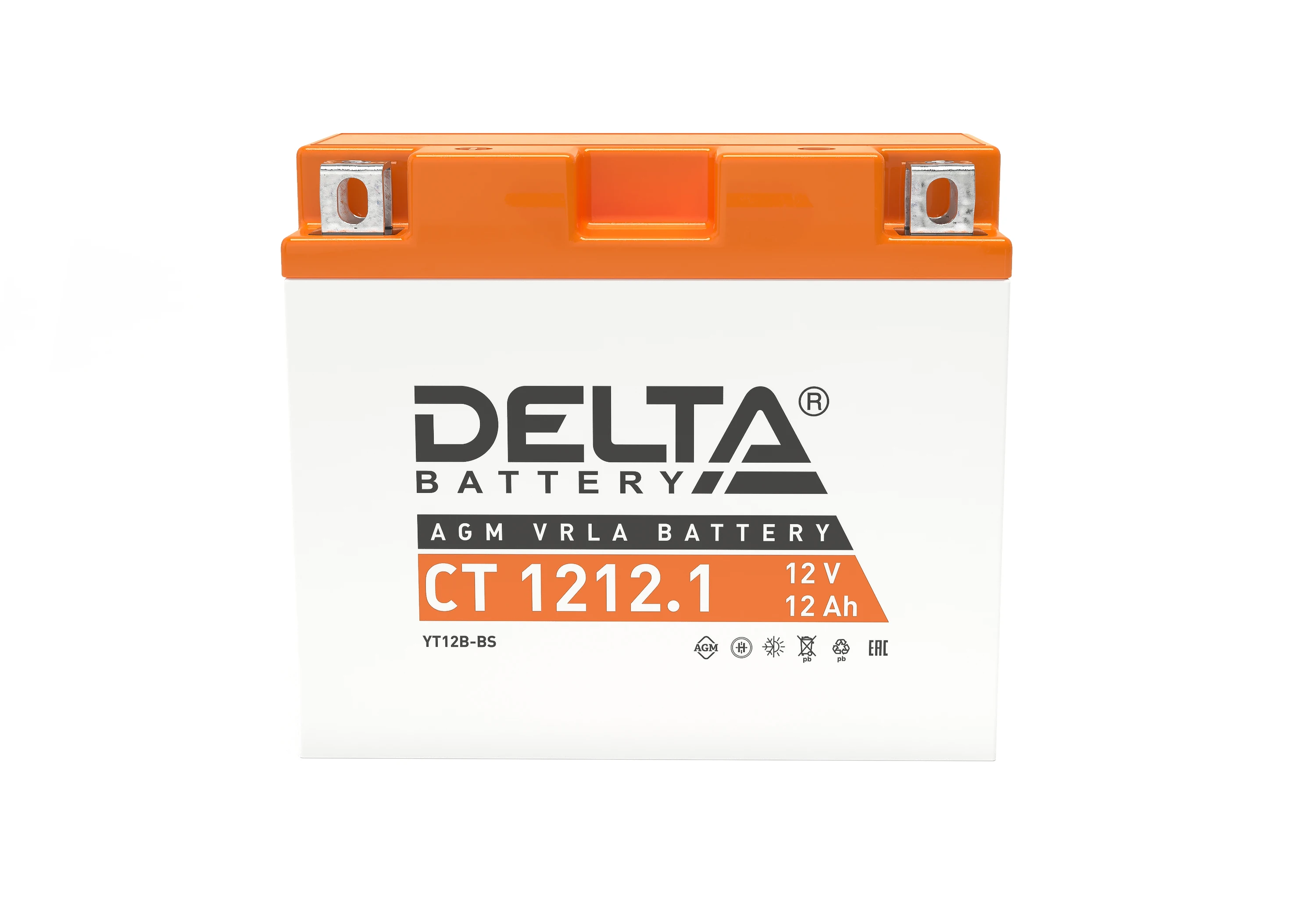 Аккумуляторная батарея Delta CT 1212.1 (12V / 12Ah) [YT12B BS]|Аккумуляторы для мотоциклов| |