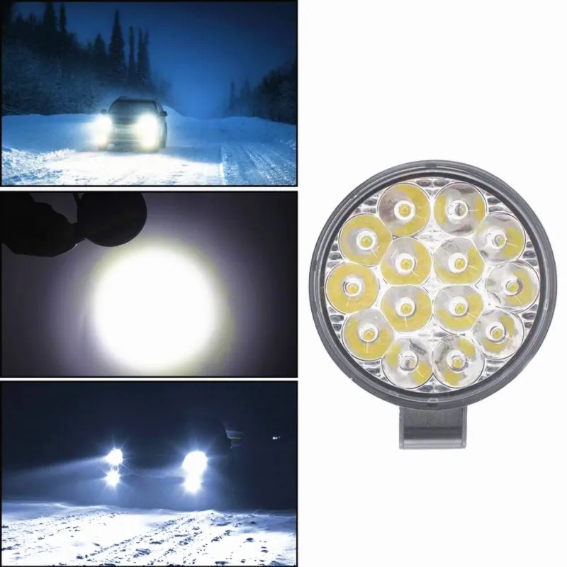 Светодиодсветильник фара для внедорожника 14 дюймов 42 Вт 12 В 24 В|Световая