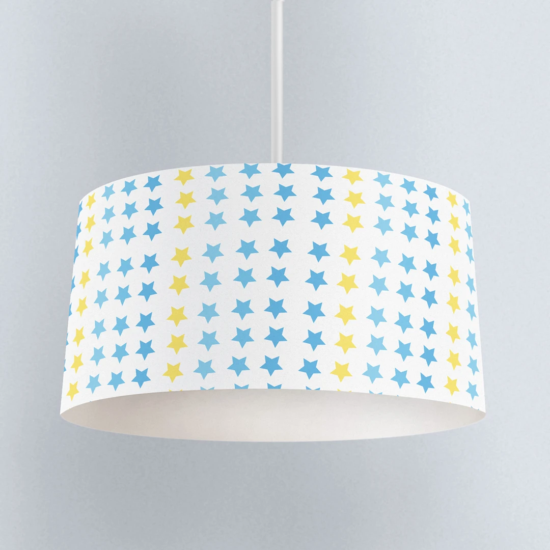 Светильник для детской спальни люстра гостиной детская комната синие и желтые