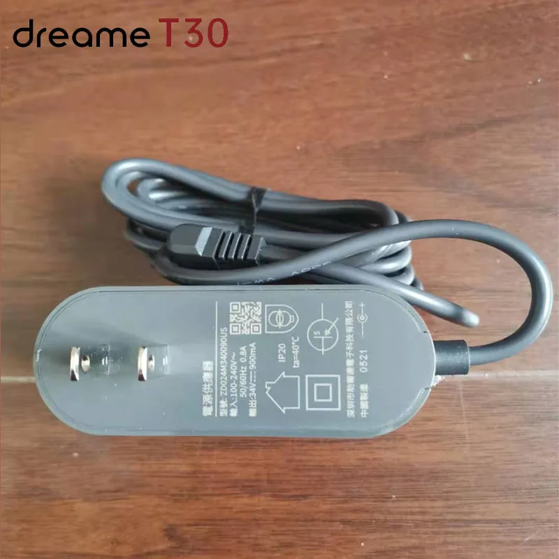 

Оригинальный ручной беспроводной пылесос dream T30 zd024m340090cn dream T30 среднего размера адаптер зарядное устройство Штепсель аксессуары