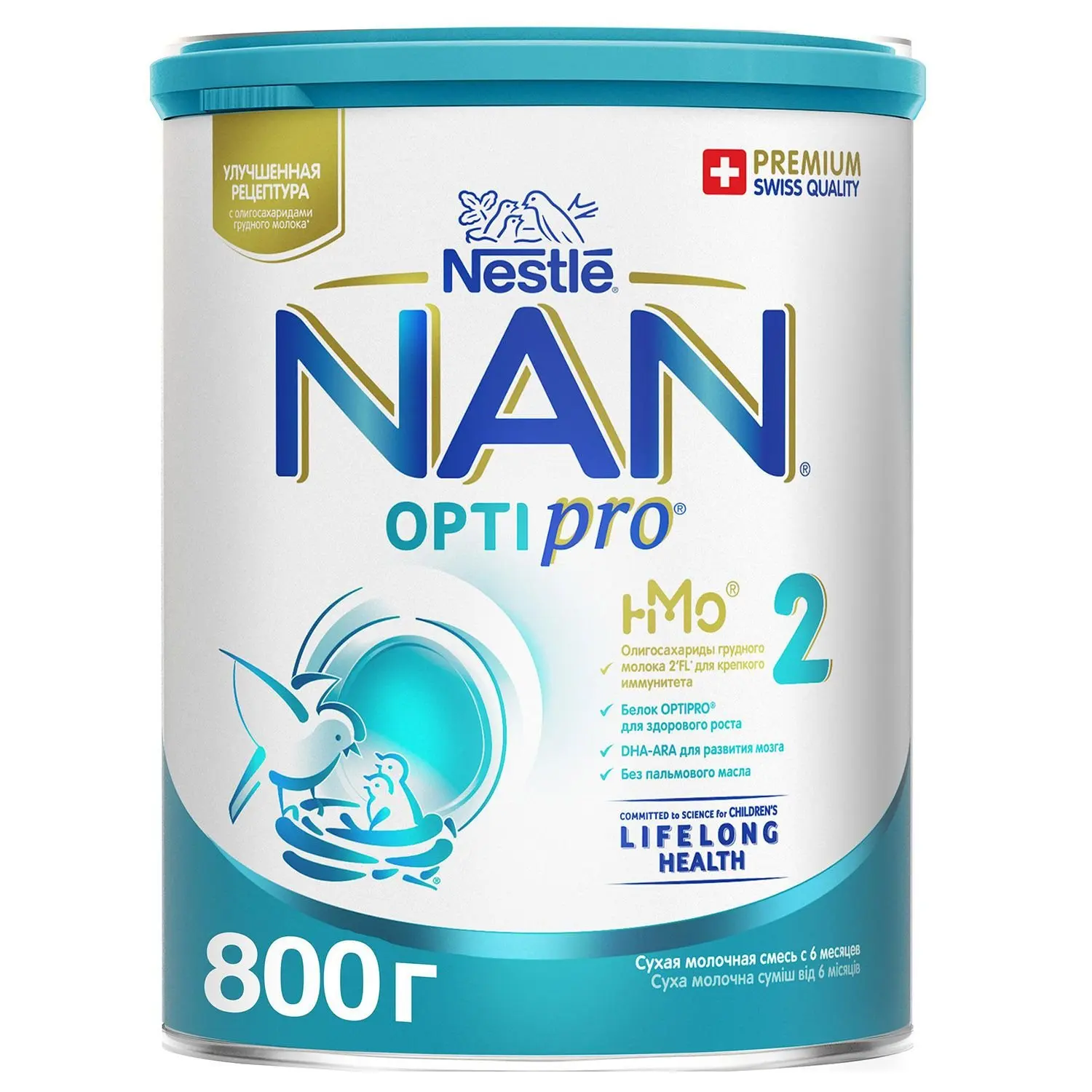 Mix Nan 2 800g with 6 months |