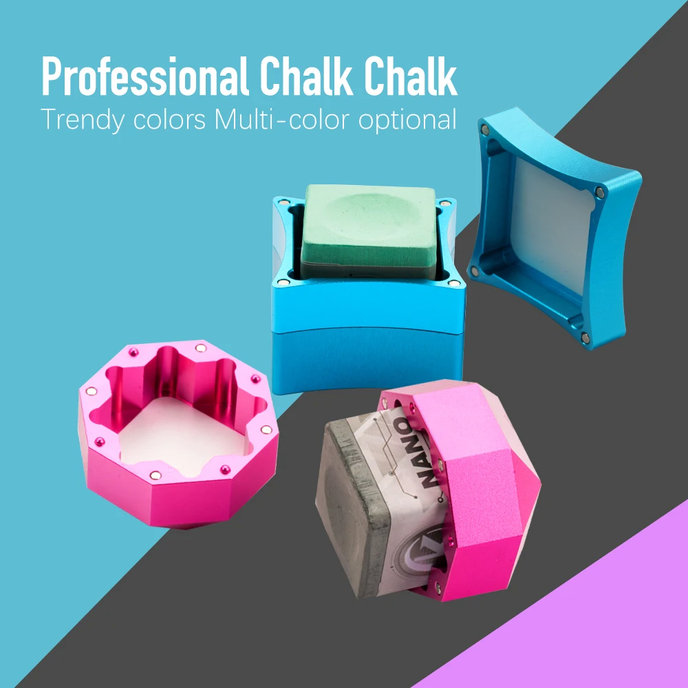 

Metal Frosted Billiard Chalk Holder High-end Pool Stick Kit Snooker Multi-Color Chalk Holder Durable Billiard Accessories China