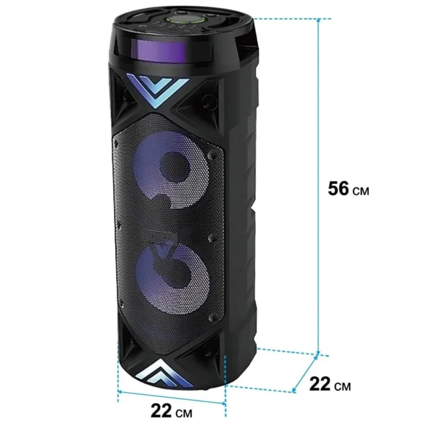 Portable Bluetooth speaker BT zqs 6201 6202 system with mic and remote control music soundbar | Электроника