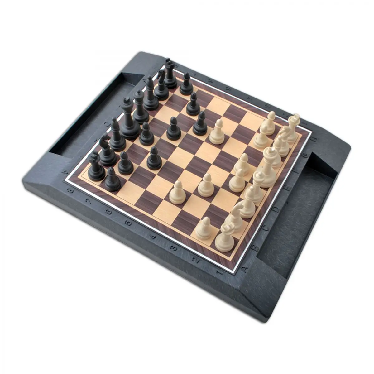 Шесть открытая набор пластиковых шахмат с кулоном в виде звезды коробка|Шахматы|