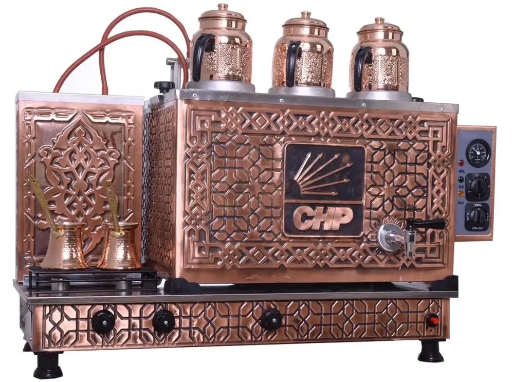 Кутlu | Профессиональная чайная машина Кофемашина Медная Кофеварка чайница для