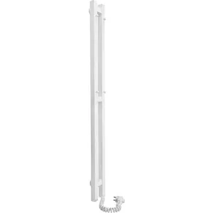 Полотенцесушитель электрический Laris Прайм ЧК Дуэт 80x1200 белый (73207362)|Вешалки для