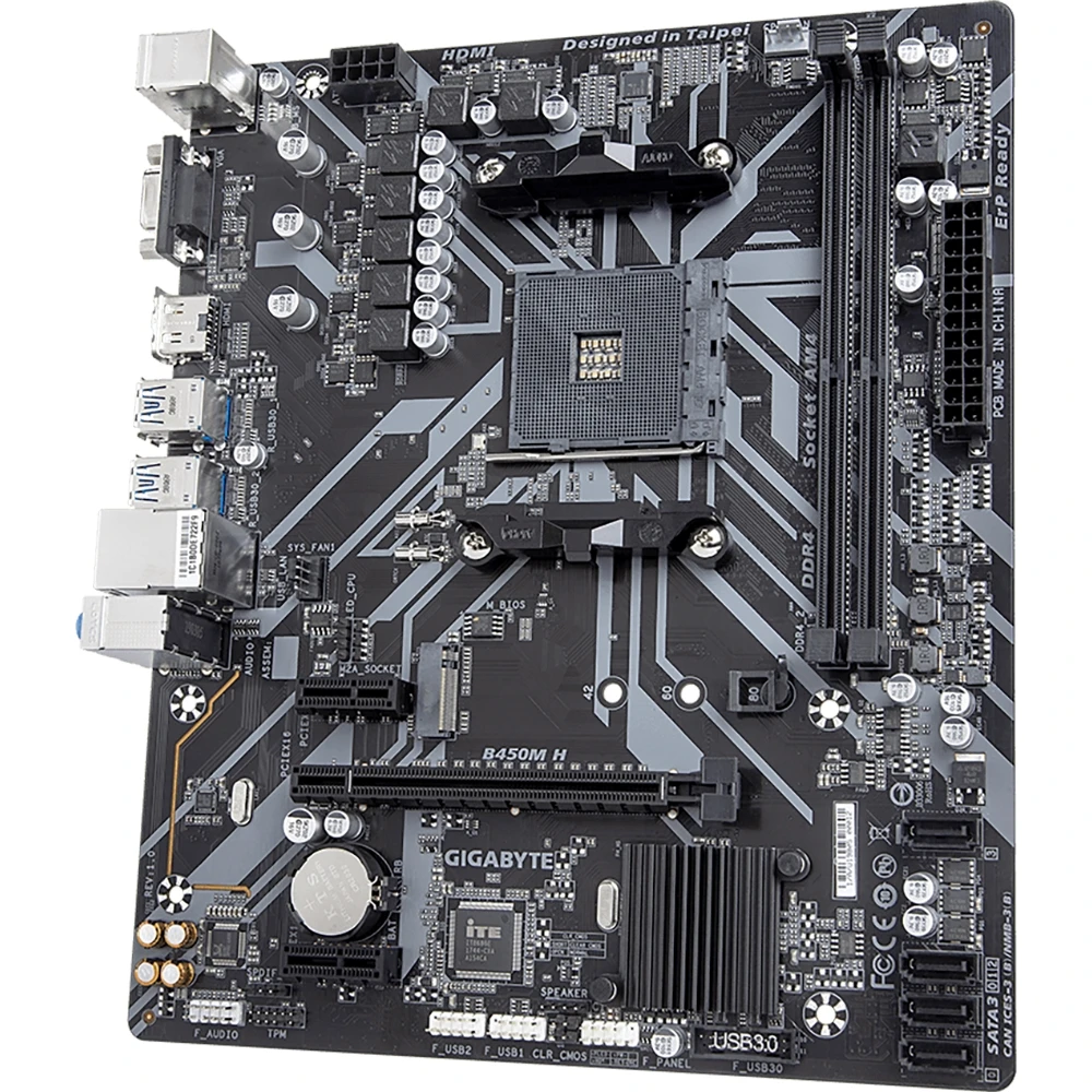 Материнская плата Gigabyte B450M H | Компьютеры и офис