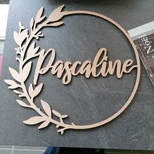 

Crown first name child wood,wall decoration,personalized birth gift,wedding,Wall Art decor,Door Hanger,Housewarming Gift