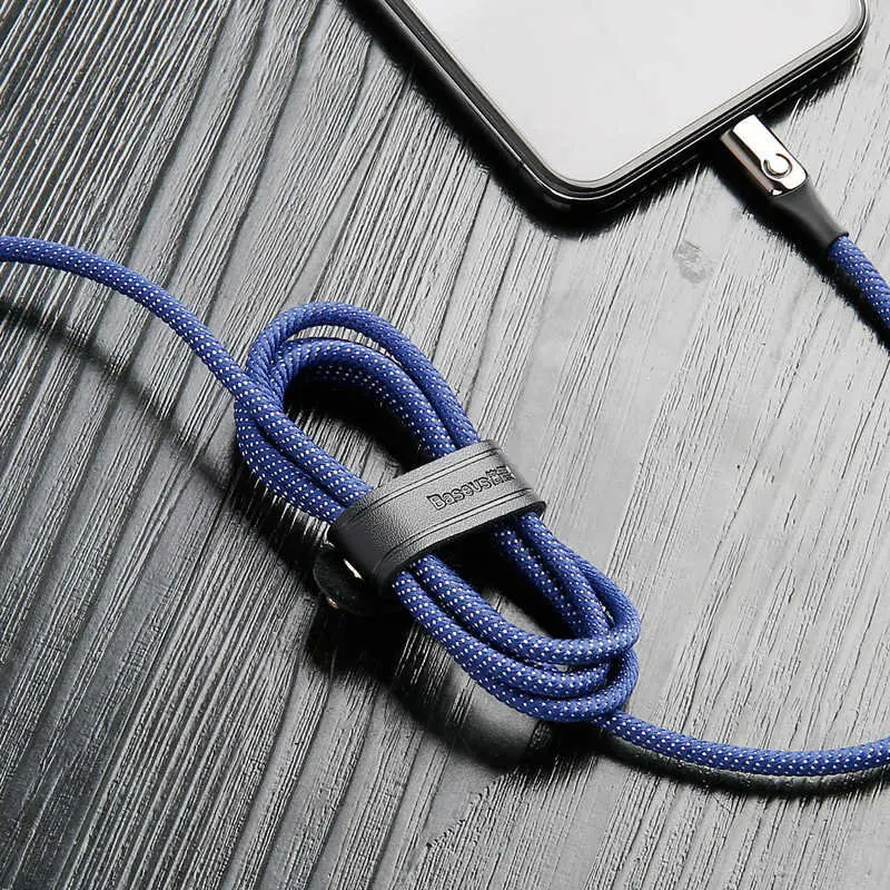 Кабель 1 м Baseus для зарядки телефона USB - Type-C с умным чипом отключение после заряда