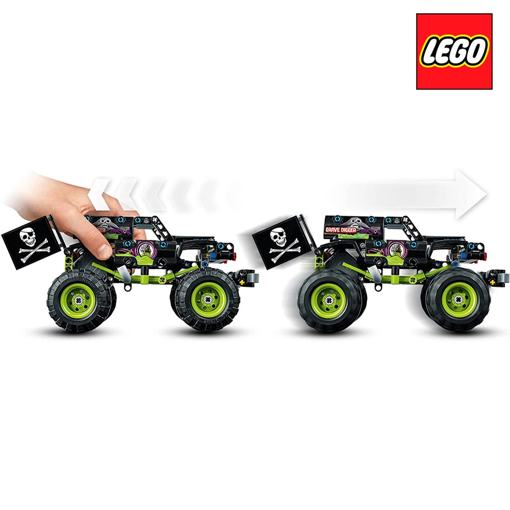 Конструктор LEGO Technic Monster Jam Гравировальный экскаватор 42118 оригинал для детей новая