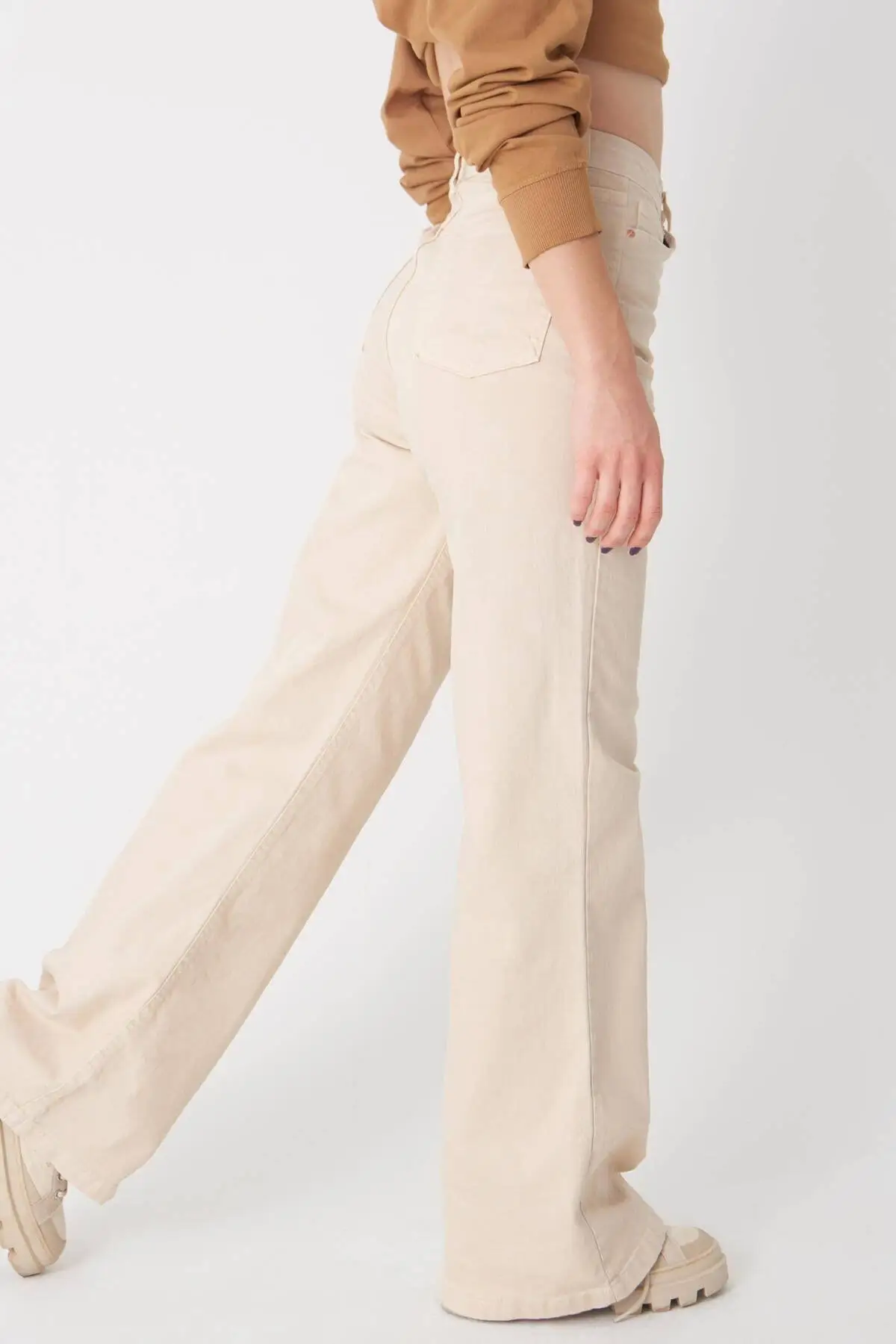 

2021 Fashion High Waist Comfortable Jeans Women Brand New High Quality Blue Casual Loose Trousers Comfortable Jeans Fashionable