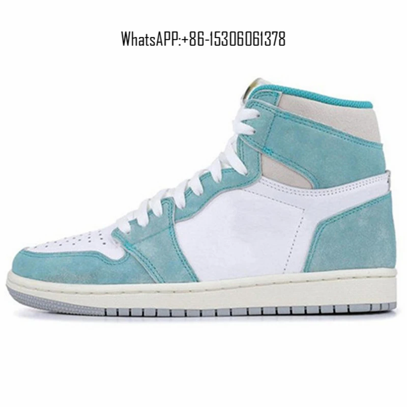 

New 1 high OG basketball shoes 1 Royal black toe pine green black court purple white UnC patent designer shoes for men and women