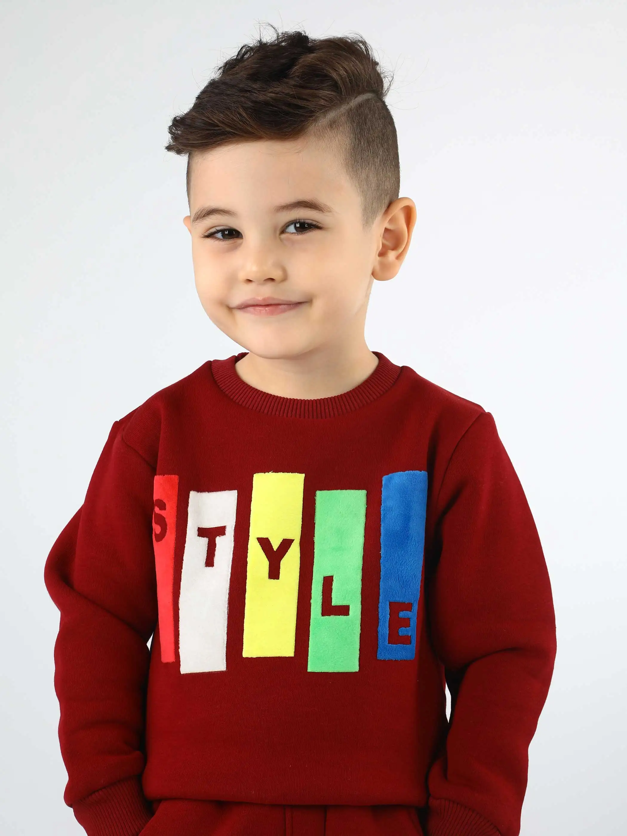 Детские свитшоты для мальчиков хлопковые теплые зимние плотные пуловеры с