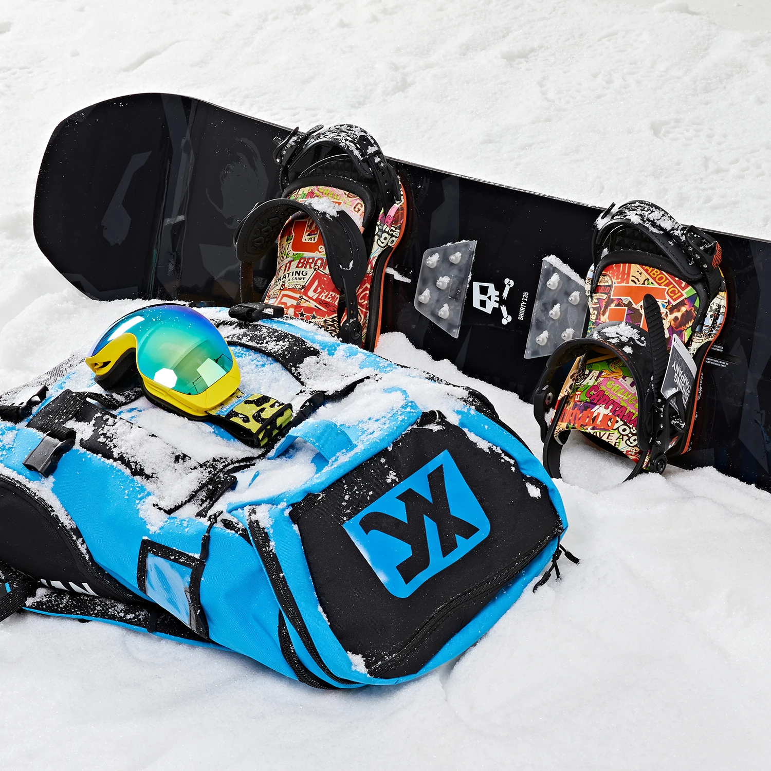 Прозрачная алюминиевая противоскользящая Подушка XCMAN с шипами для сноуборда