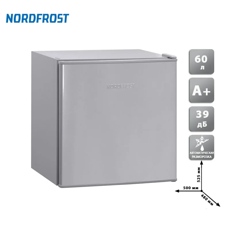 Холодильник NORDFROST NR 506 I 60 л кубик Класс А+ автоматическая система оттаивания