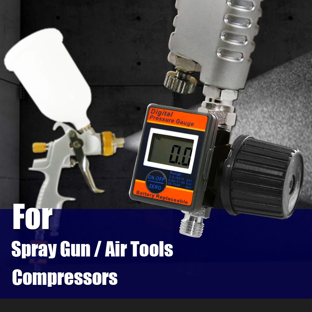 LEMATEC 1/4 &quotвоздушный компрессор для краскопульта воздушные инструменты цифровой