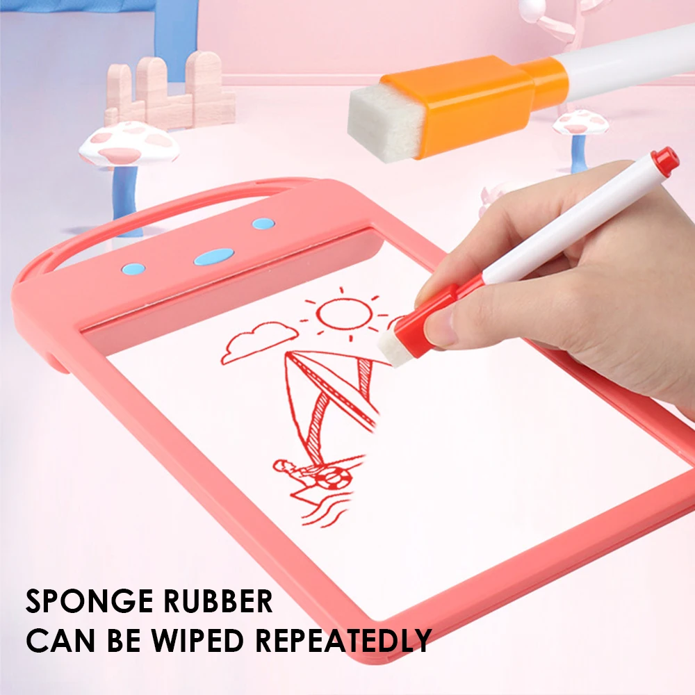 Флуоресцентная доска для рисования 8 5 дюйма светодиодное освещение музыкальная