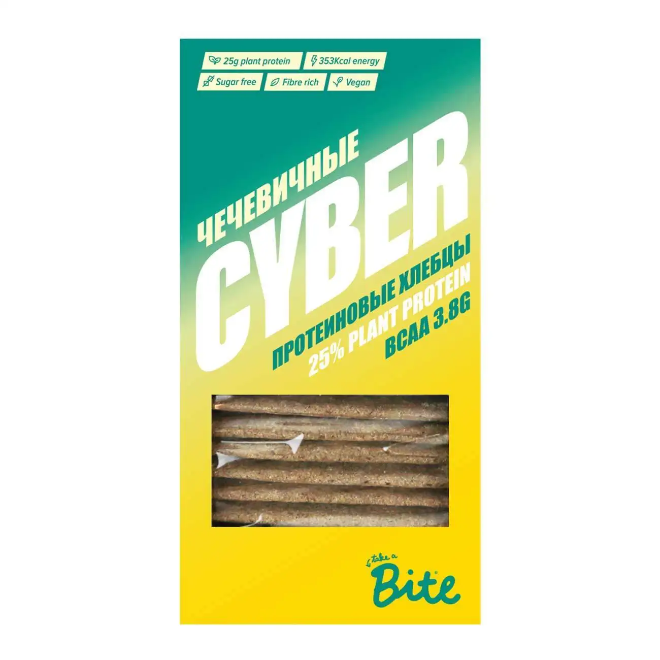 Хлебцы Take a Bite Cyber хрустящие протеиновые чечевичные 150 г| |