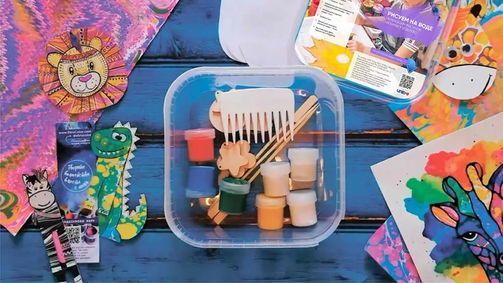 Набор для рисования на воде Эбру|Юный художник| |