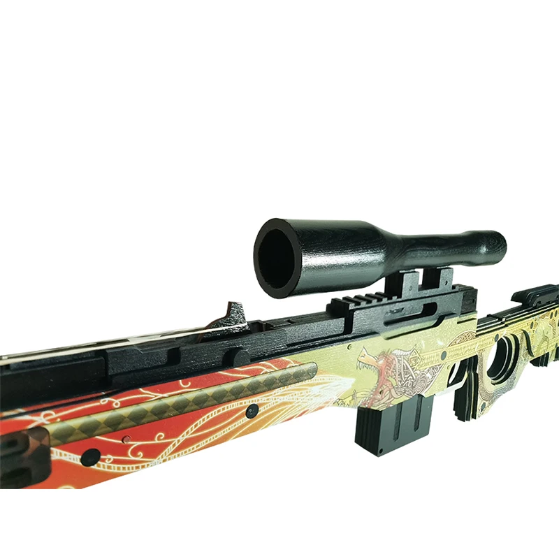 Сувенирная awp dragon lore cs go / Деревянный АВП Драгон лор кс го Винтовка игрушечная |
