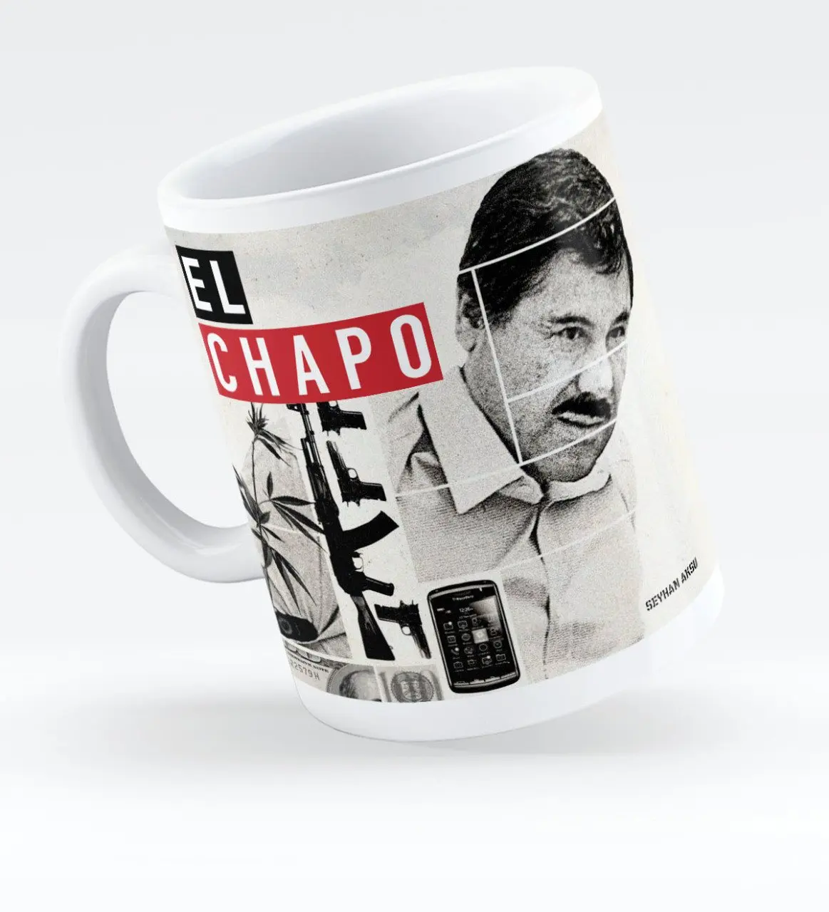 

Персонализированные El Chapo белая кружка чашка-5