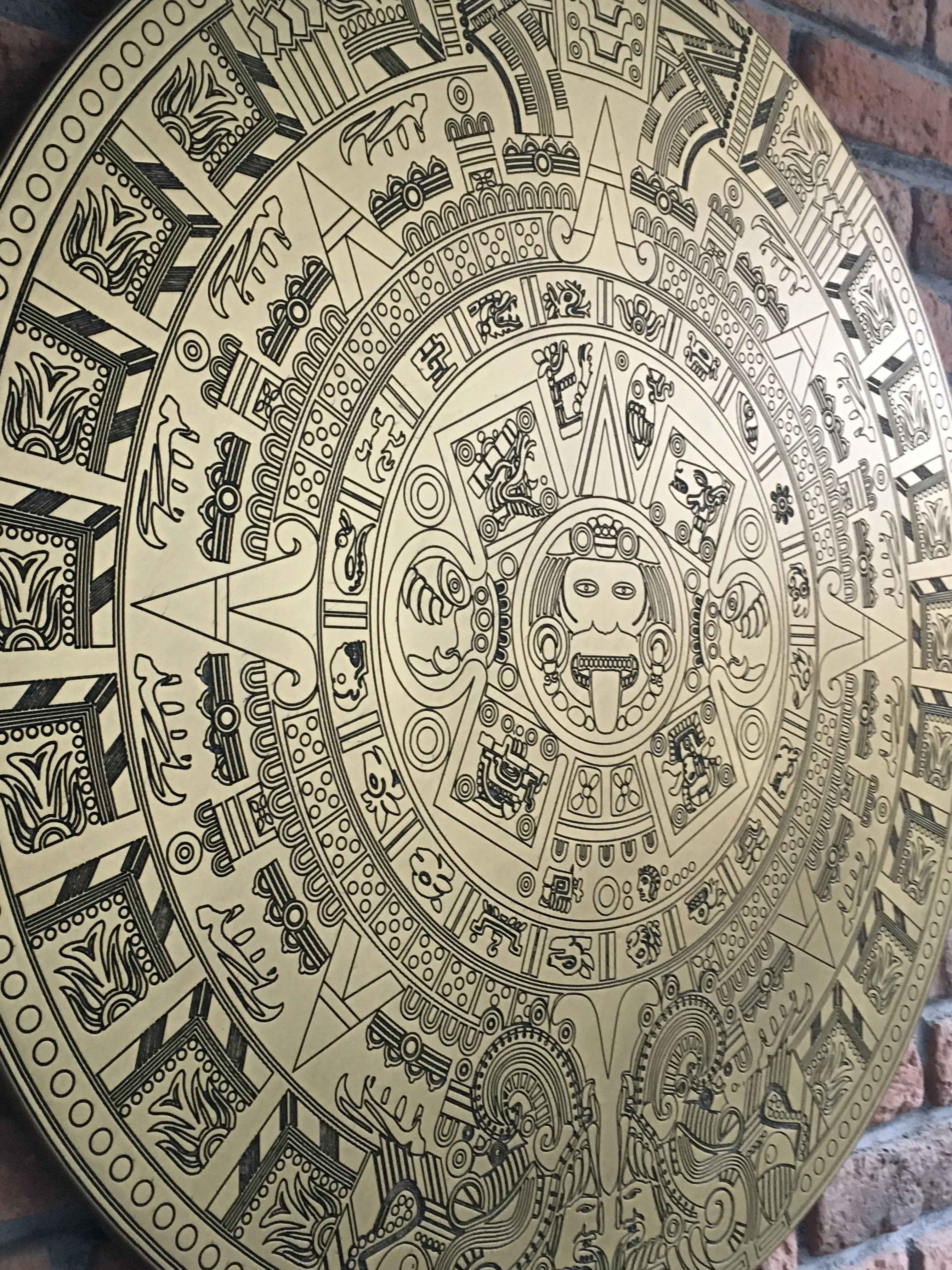 Деревянный настенный Декор AZTEC MAYAN | Мебель