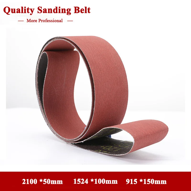 

Sanding Belts 2100x50/915x100/1524x150mm Abrasive Belt Grit 80-600# Sanding Screen Band for Wood Soft Metal Grinding Polishing