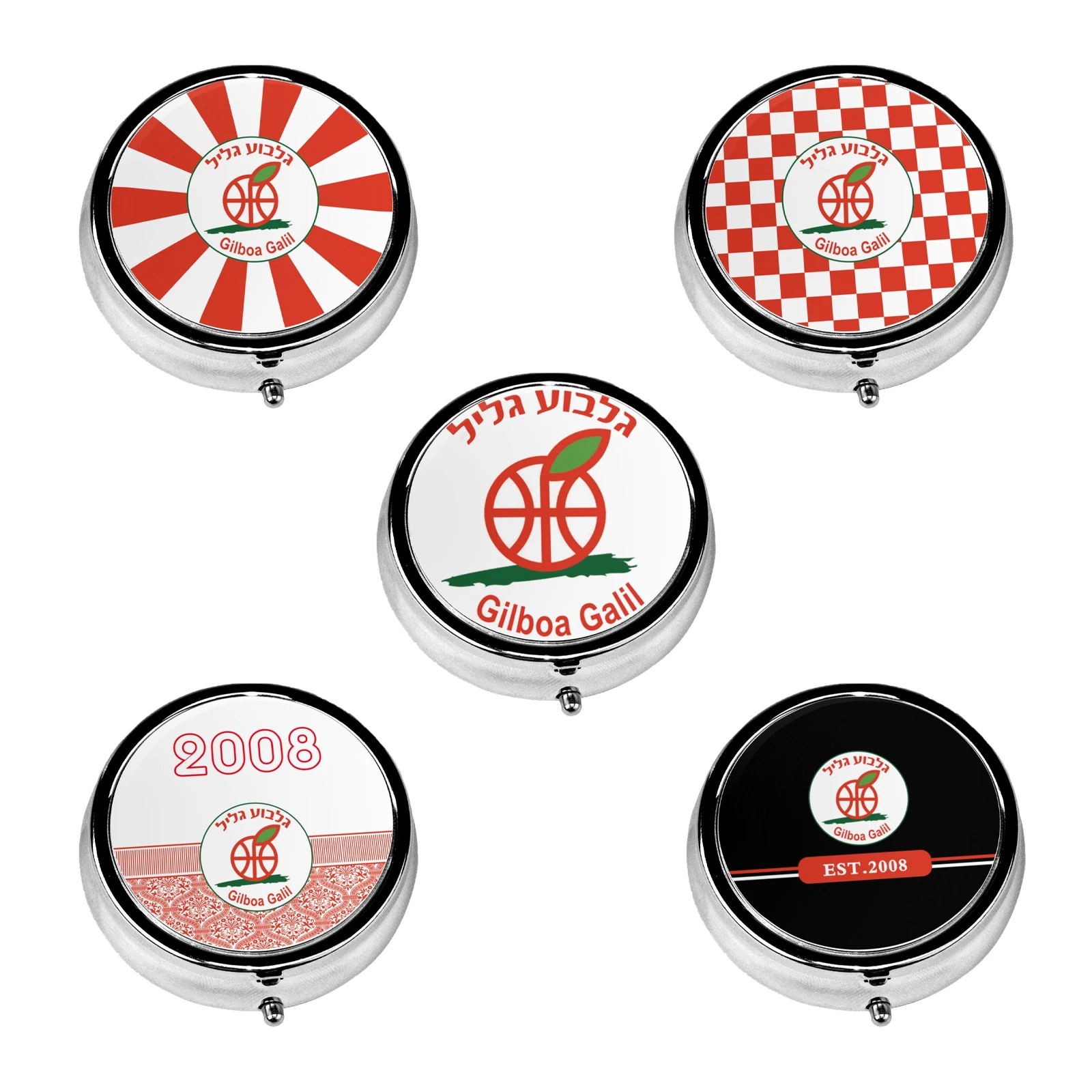 

Israel Hapoel Gilboa Galil Bc Portable Travel Pill Box Medicine Case Pill Organizer Box Pill Case for Pills/Vitamin/Fish Oil