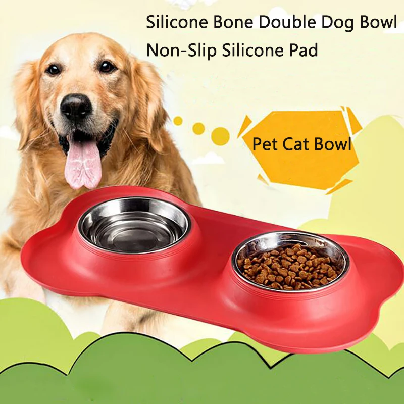 Нержавеющая сталь питатель блюдо товары для домашних животных собака кошка еда