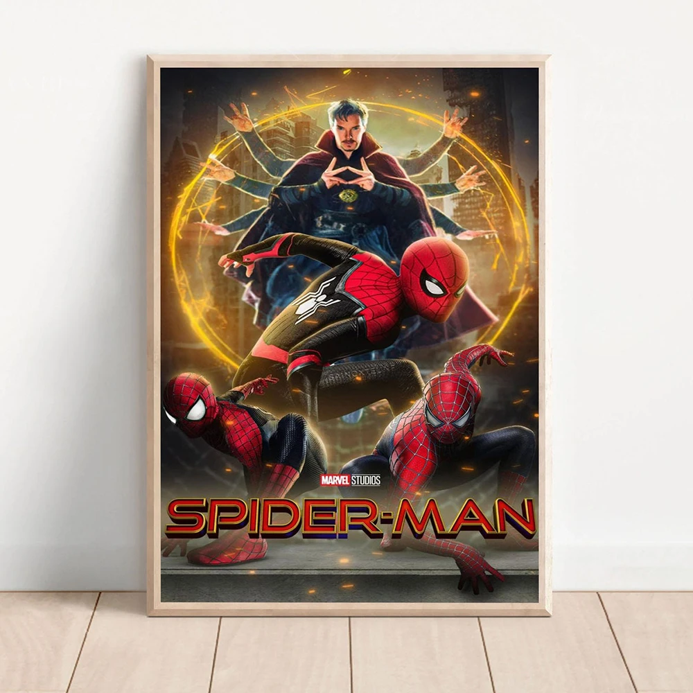

Marvel Avengers Spiderman No Way Home Poster And Print Doctor Strange Canvas Painting Wall Art Mural Living Room Home Decoration
