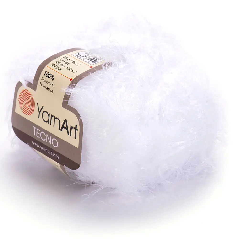 Пряжа YARNART Tecno (ЯрнАрт Техно) 100%полиамид 50гр/100м 5 шт в уп |
