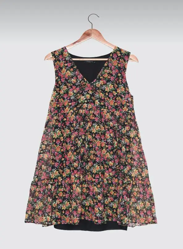 

Summer dress women wide cut floral dress spring casual and stylish high quality