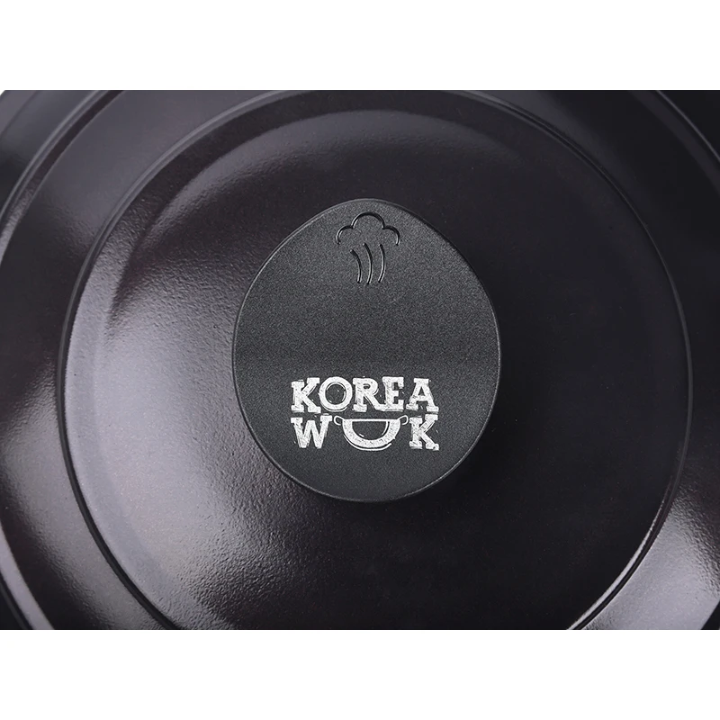 Алюминиевая кастрюля KOREA WOK KWC2423GR 4 7 л с крышкой антипригарным покрытием GREBLON