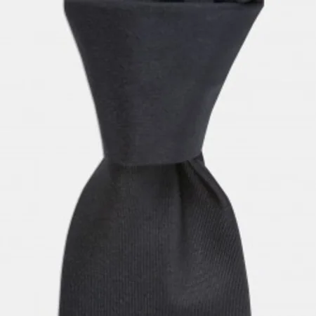 

Black pattern silk tie 67828485