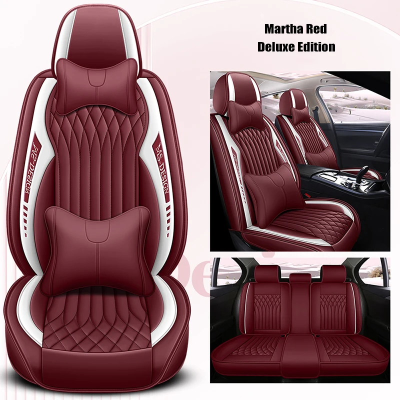 

WLMWL Leather Car Seat Cover for Renault All Models captur logan kadjar trafic scenic armrest megane car accessories