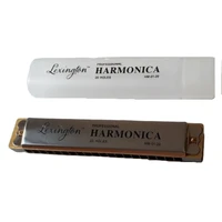 harmonica the musical instrument melodica armonica for musical instruments professional music 20 holes witg its transparent box